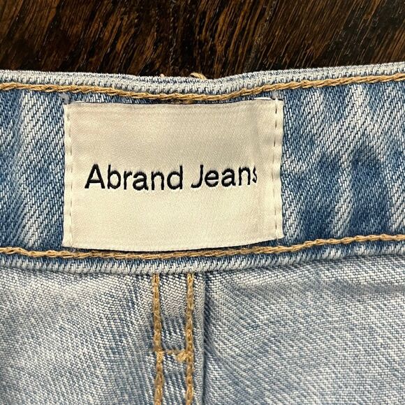 Abrand Venice Jean Shorts Women’s 29 Light Blue Denim‎ High Rise Cut Off - Picture 3 of 8